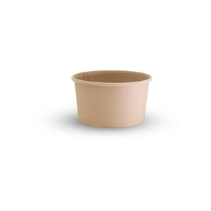 6oz Paper Food Container - PLA lining 90x75x50mm - 50/SLV